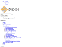 Tablet Screenshot of eancode.info